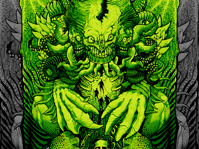 Colorized Lovecraft Cthulhu III kickstarter