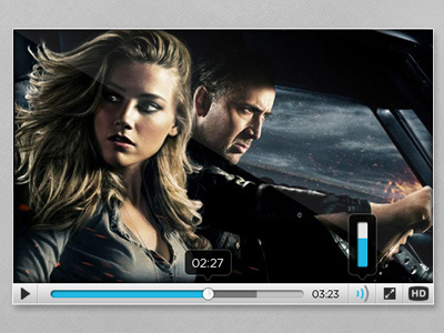Video Player Interface controls html5 interface media player psd skin tooltip video