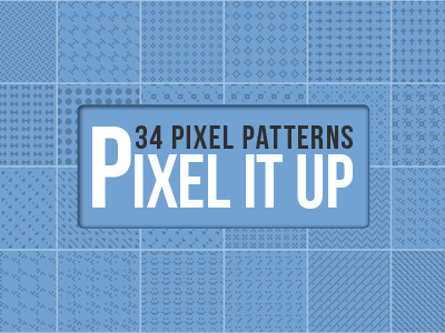 34 Pixel Patterns pat pattern patterns photoshop pixel repeating