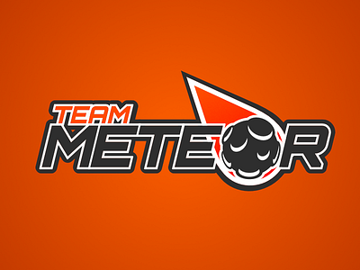 Team Meteor - Rebrand esports league logo meteor rocket team