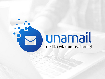Mail startup company blob blue design logo logo design logo design branding logo design concept mail mailing marketing onemail unamail