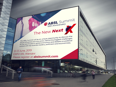 ABSL Billboard absl anniversary architecture billboard brand building event expo summit warsaw