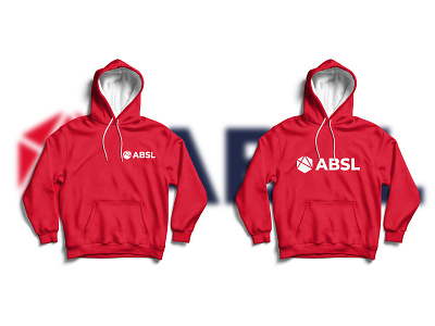Hoodie design ABSL absl branding clean clothing design hoodie hoodie mockup logo productdesign red