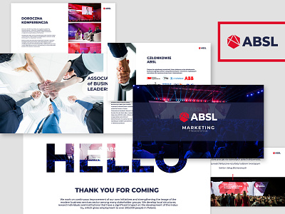 Presentation boards for ABSL absl branding business clean design logo marketing mockup powerpoint presentation stationery stationery design user experience ux