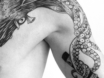 Krake farbenpracht germany krake miriam frank tattoo miriamfrank munich octopus tattoo artist tattoo girl visual art form