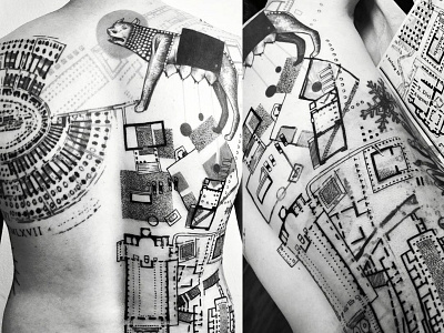 Rome wasn't built in a day | Work in progress... farbenpracht germany illustration miriam frank tattoo miriamfrank munich tattoo artist tattoo girl tattoomunich tätowierung visual art form