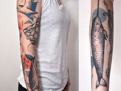 Fish | Whale farbenpracht germany illustration miriam frank tattoo miriamfrank munich tattoo artist tattoo girl tattoomunich tätowierung visual art form