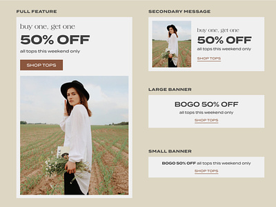 Fashion retail brand | Email templates system