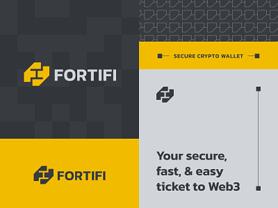 Crypto Wallet Brand Concept logo branding startup ethereum dao defi blockchain nft web3 finance fintech wallet crypto
