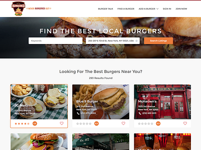 Burgered Website Design