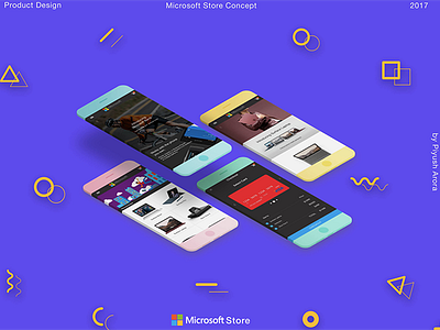 Microsoft Store App Concept microsoft product design ui ux