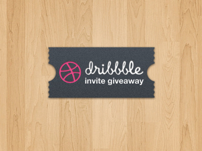 Dribbble Invite Giveaway draft dribbble invite