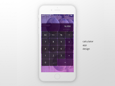 Calculator App app design calculator daily ui