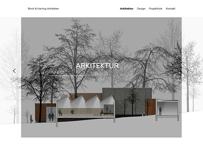 Architecture landingpage design ui ux webdesign website