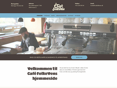 Frontpage for Cafe