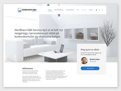 Landing page - Cleaning service landing page ui ux webdesign website