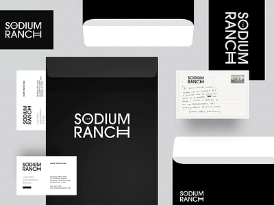The Sodium Ranch branding design illustration logo typography