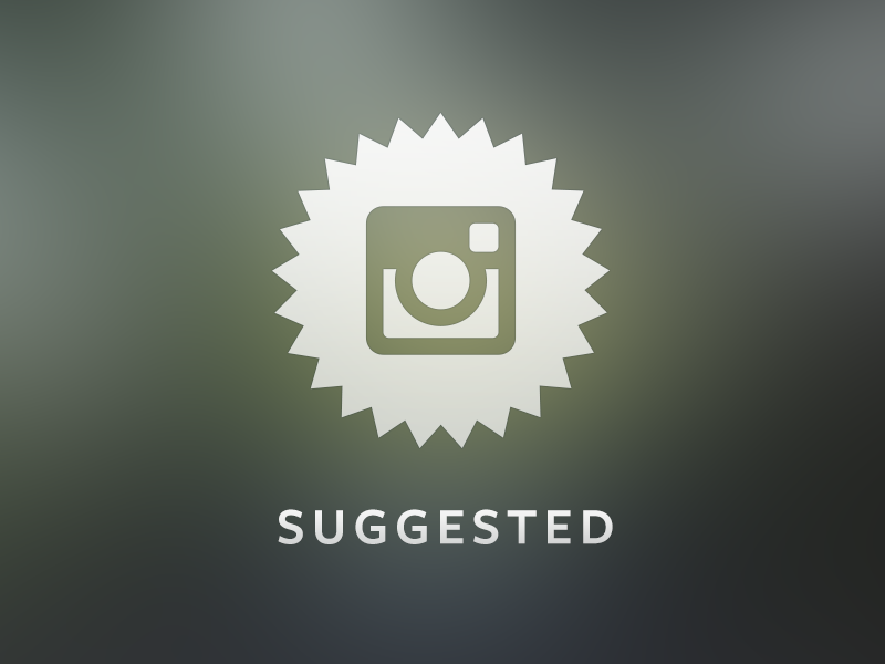 instagram suggested user indicator - instagram dribbble