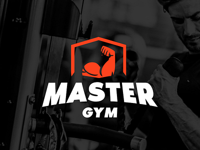 Master GYM gym logo logotype master gym