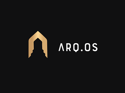 ARQ.os architecture brand identity logotype
