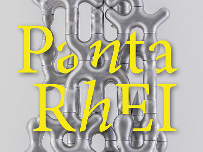 Panta Rhei | Title design art branding design graphic graphic design logo sign type typography