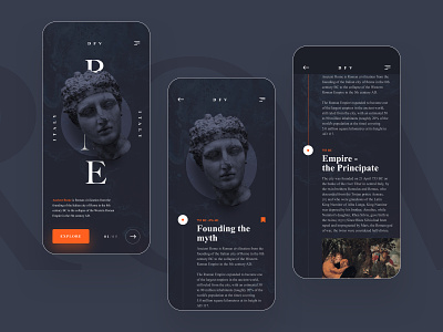 Ancient Rome - History App Dark