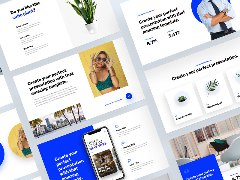 Free Keynote Template by David Felipe V for Hiwow on Dribbble