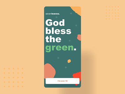 God bless the green 🌱- Video app buy cannabis ganja gif green marihuana marijuana market marketplace motion sell shop ui user interface video