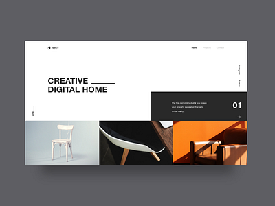 Creative Digital Home creative digital home digital furniture user experience user interface web