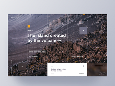 Fuerteventura. The island created by the volcanoes. agency hiwow photography studio travel ui user experience user interface ux volcano