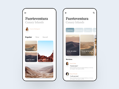 Fuerteventura Travel Guide 02 app hiwow iphone photography travel ui user experience user interface ux design