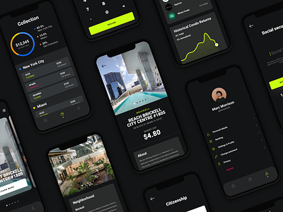 Compound new App app dark design iphone kit ui user interface