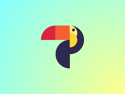 30 days 30 logos / #25 branding design flat icon logo logotype simple toucan typography