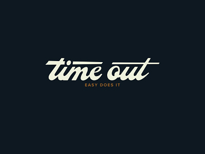 time out design hand drawn illustration illustrator lettering vintage