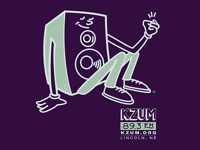 Kzum 89.3 Illustration apparel art artwork design graphic design hand drawn hand lettering illustration illustrator t shirt work