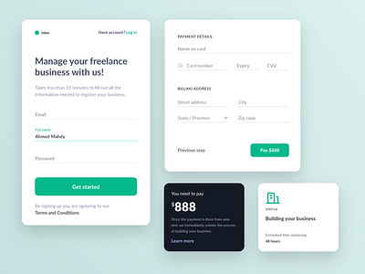 Gaber - Form Elements by Ahmed Mahdy on Dribbble