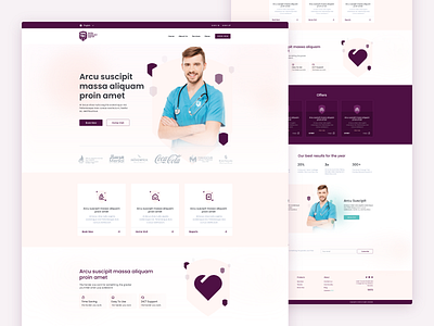 Radiology Center Landing Page ahmed mahdy application design landing page radiology radiology center landing page ui website