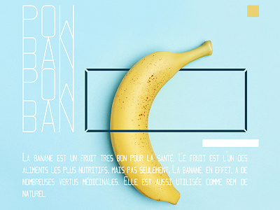 Power Banane. banane blue energy forms fruit power swag tropical yellow