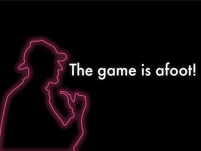 Come, Dribbble, come! The Game is afoot! invite sherlock thanks for the invite