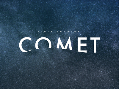 Comet - a space company branding company daily logo challenge day 1 logo space