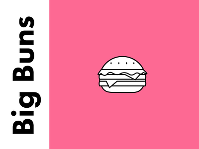 Big Buns - Burger Joint branding burger joint logo dailylogochallenge day 33 graphic design illustration