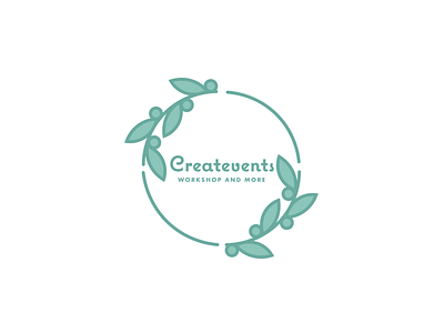 Createvents workshop logo branding illustration illustrator logo typography vector