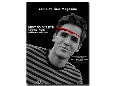 Zombie's Time Magazine - Best foods for Christmas