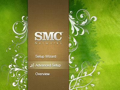 SMC wifi router setting ui
