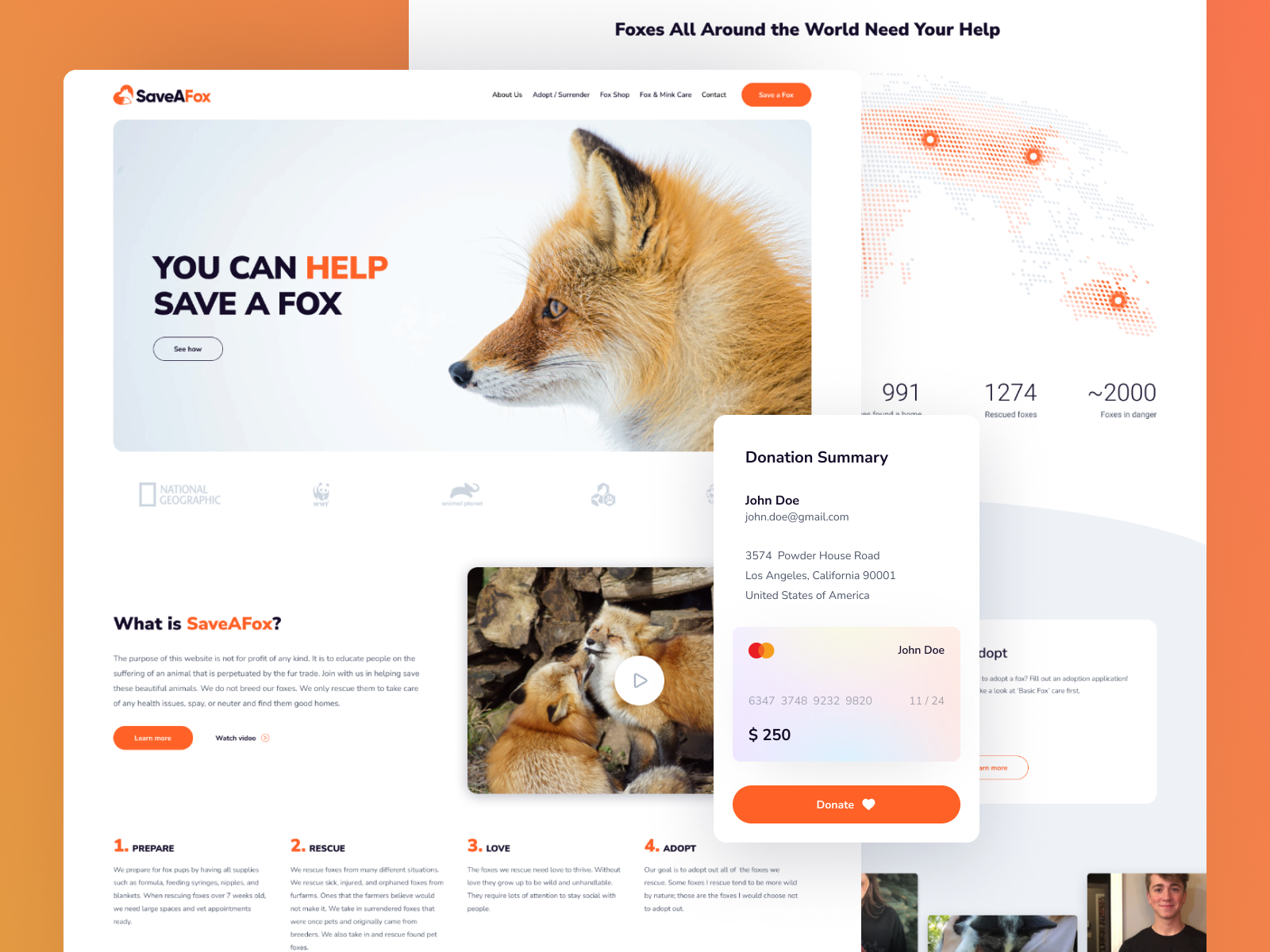 SaveAFox 🦊 by Adian Catic on Dribbble