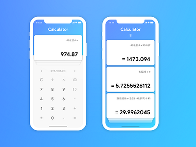 Daily UI Challenge 004 004 4 app calc calculator daily daily challenge daily ui challenge math number numbers science