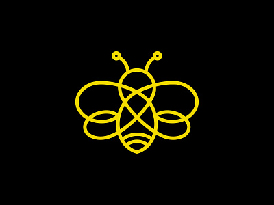 Bee Mark brand and identity graphic desgin honey honeybee icon design identity logo a day logo maker logo mark design mark mark making symbol icon visual identity