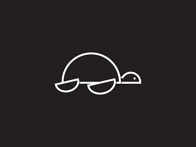 Minimal Turtle Icon freelance design graphic design logo logo a day logo design logo maker logo mark turtle turtle logo turtle mark visual identity