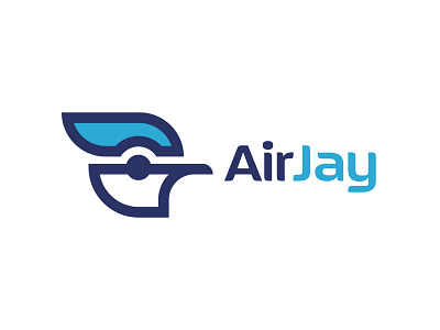 Airjay Branding - College Project airline airways animal bird branding college design jay logo mark modernist project