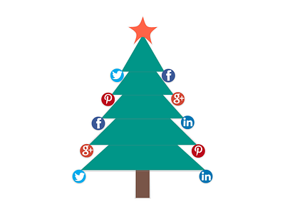 Christmas Tree christmas facebook gifts google plus holiday linkendin new year pinterest twitter xmas